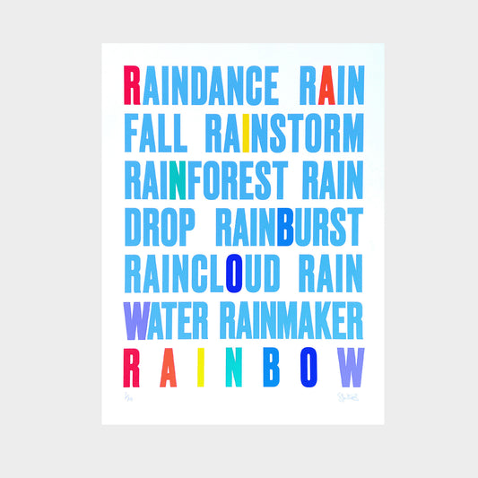 RAINBOW – Multi-colour A2 Limited Edition Screenprint