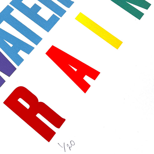 RAINBOW – Multi-colour A2 Limited Edition Screenprint