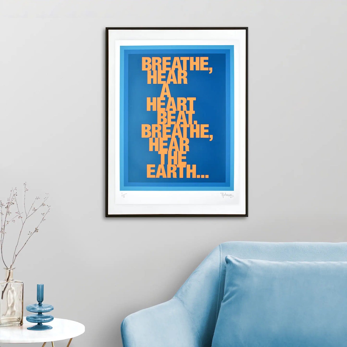 BREATHE – FLUORO A2 Screenprint image 4
