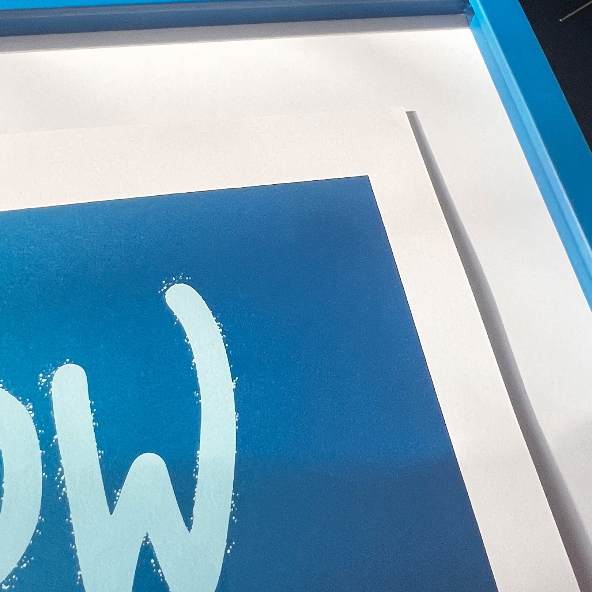 NOW YOU SEE ME – Neon A3 Screenprint image 4