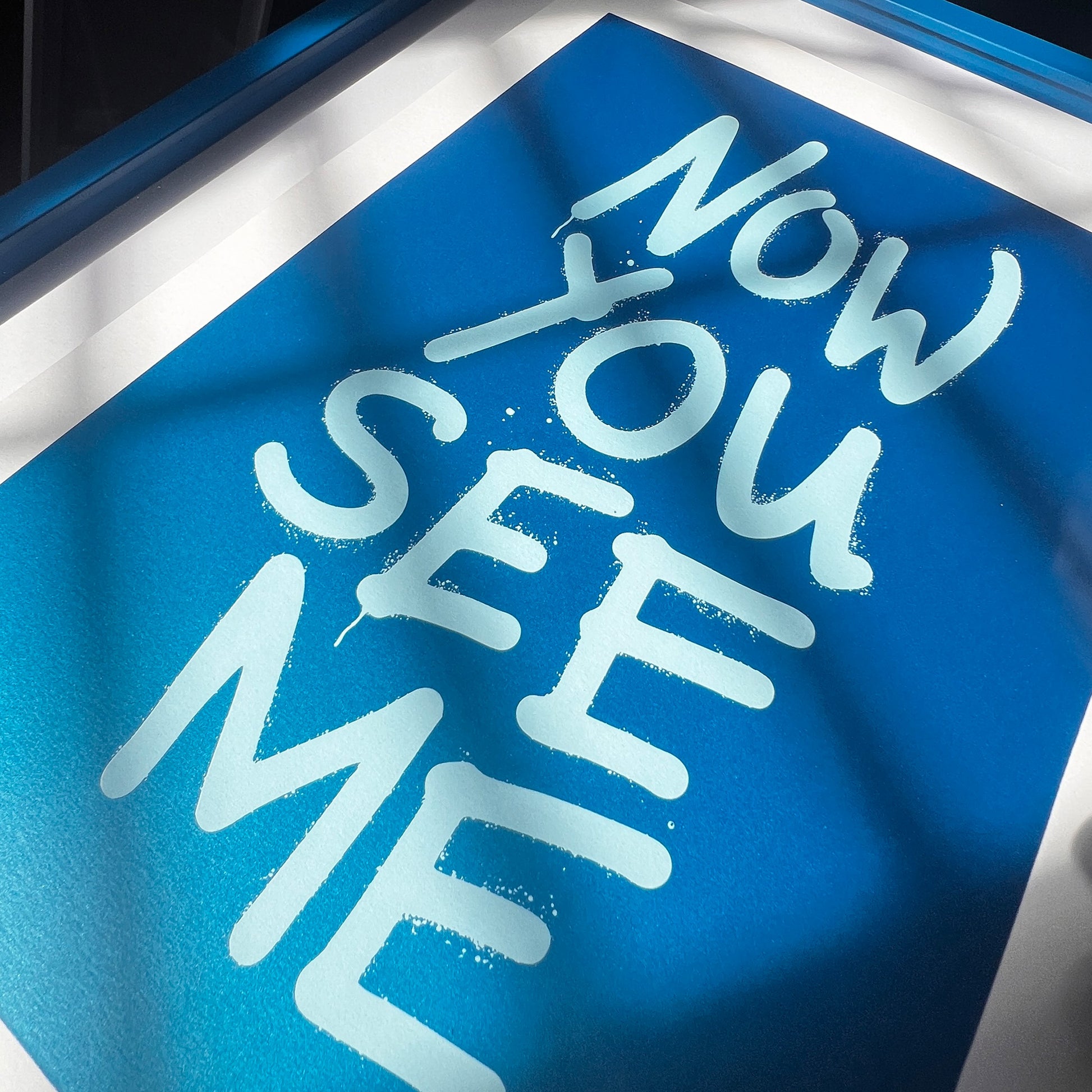 NOW YOU SEE ME – Neon A3 Screenprint image 5