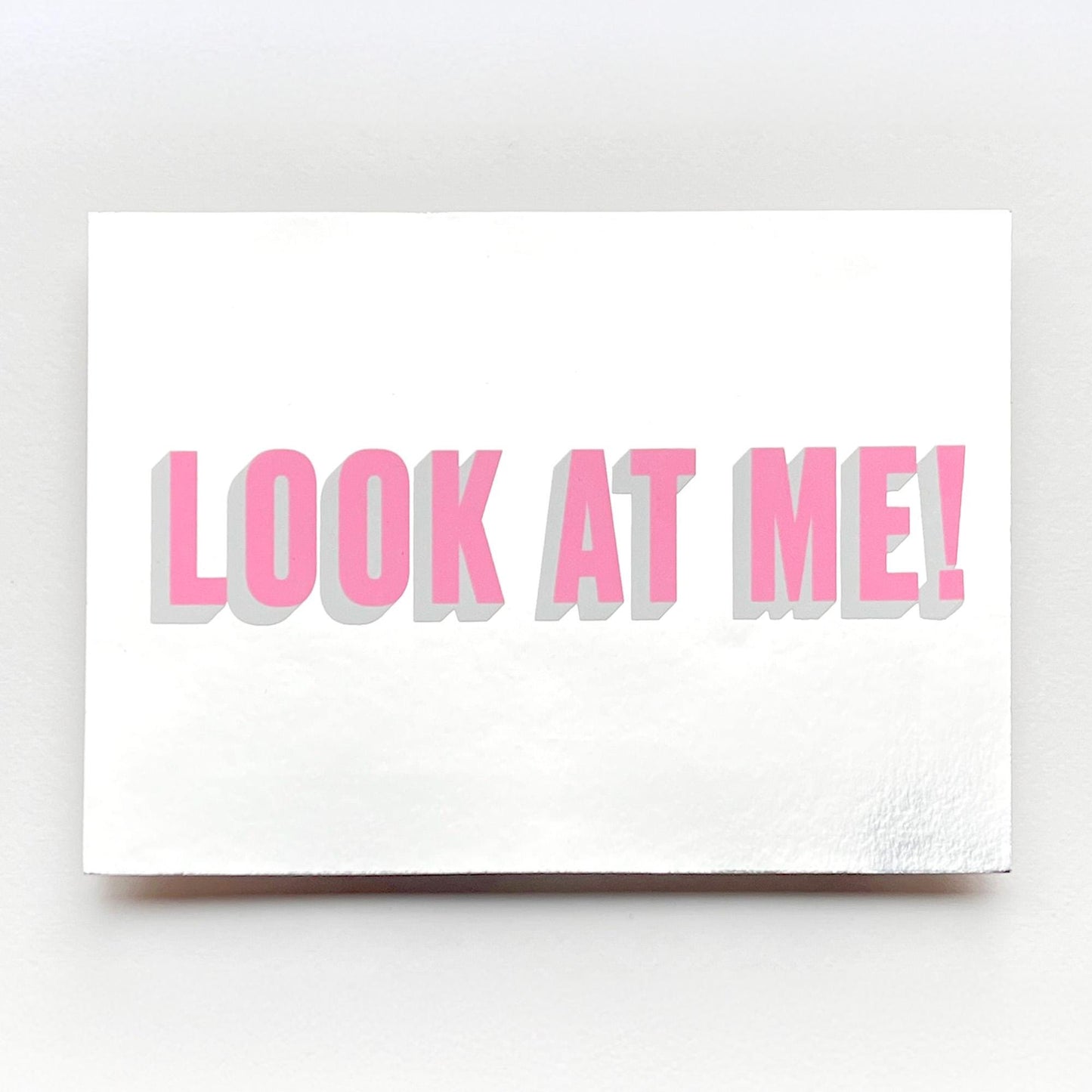 LOOK AT ME – Limited Edition Framed Screenprint on Mirri Board