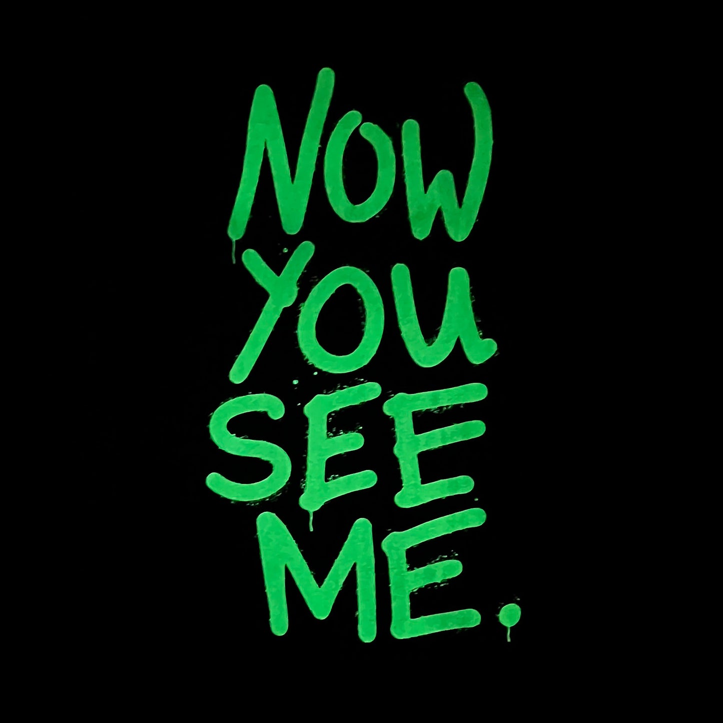 NOW YOU SEE ME – Neon A3 Screenprint image 2