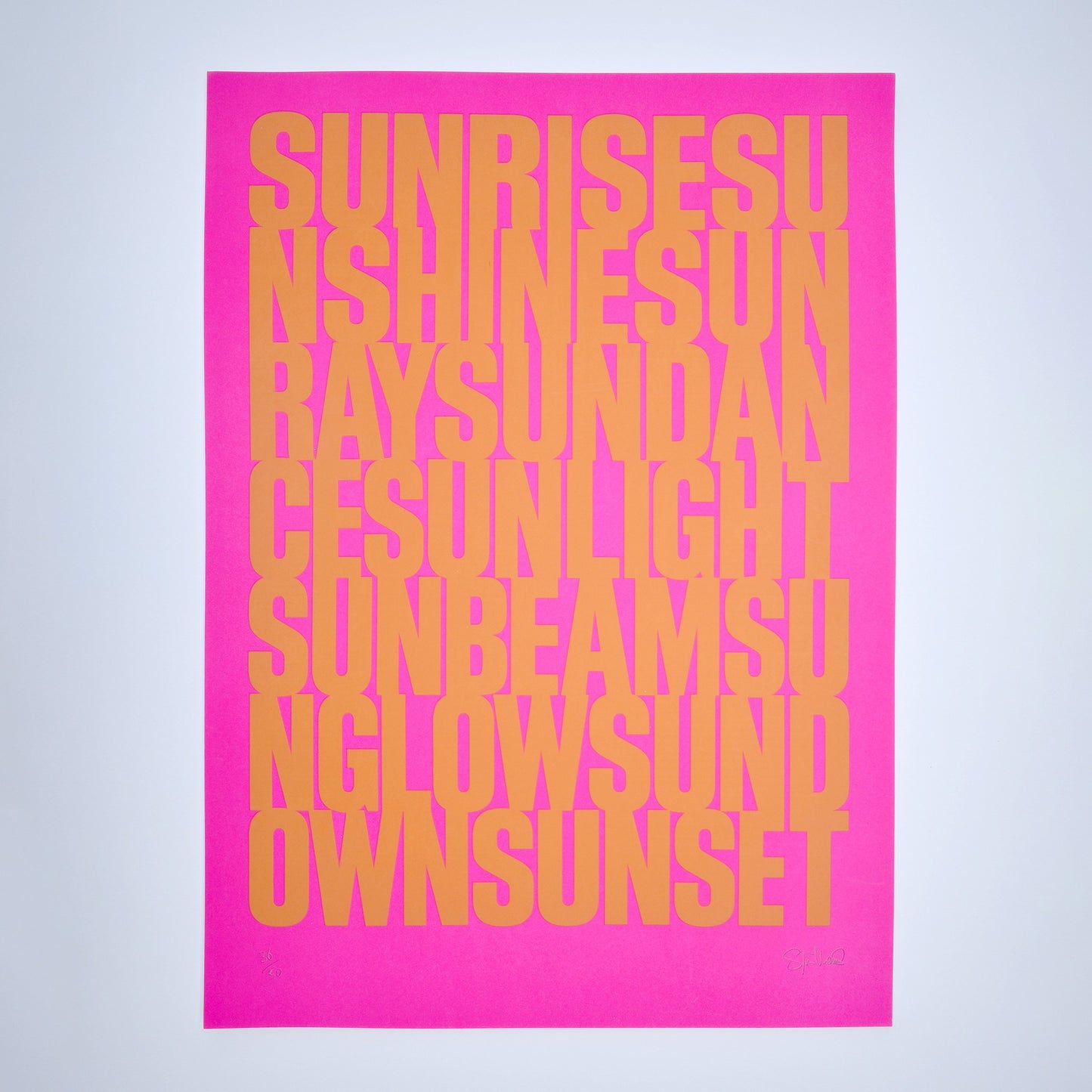 SUNSHINE A2 Screenprint image 1