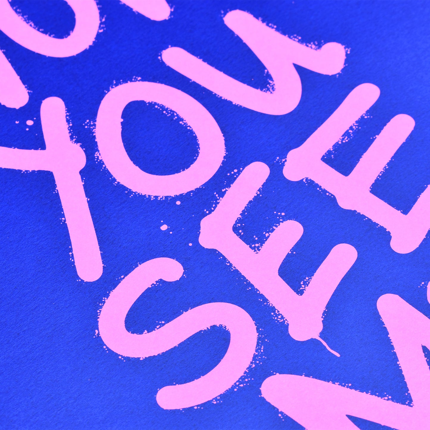 NOW YOU SEE ME – Fluoro A3 Screenprint image 4