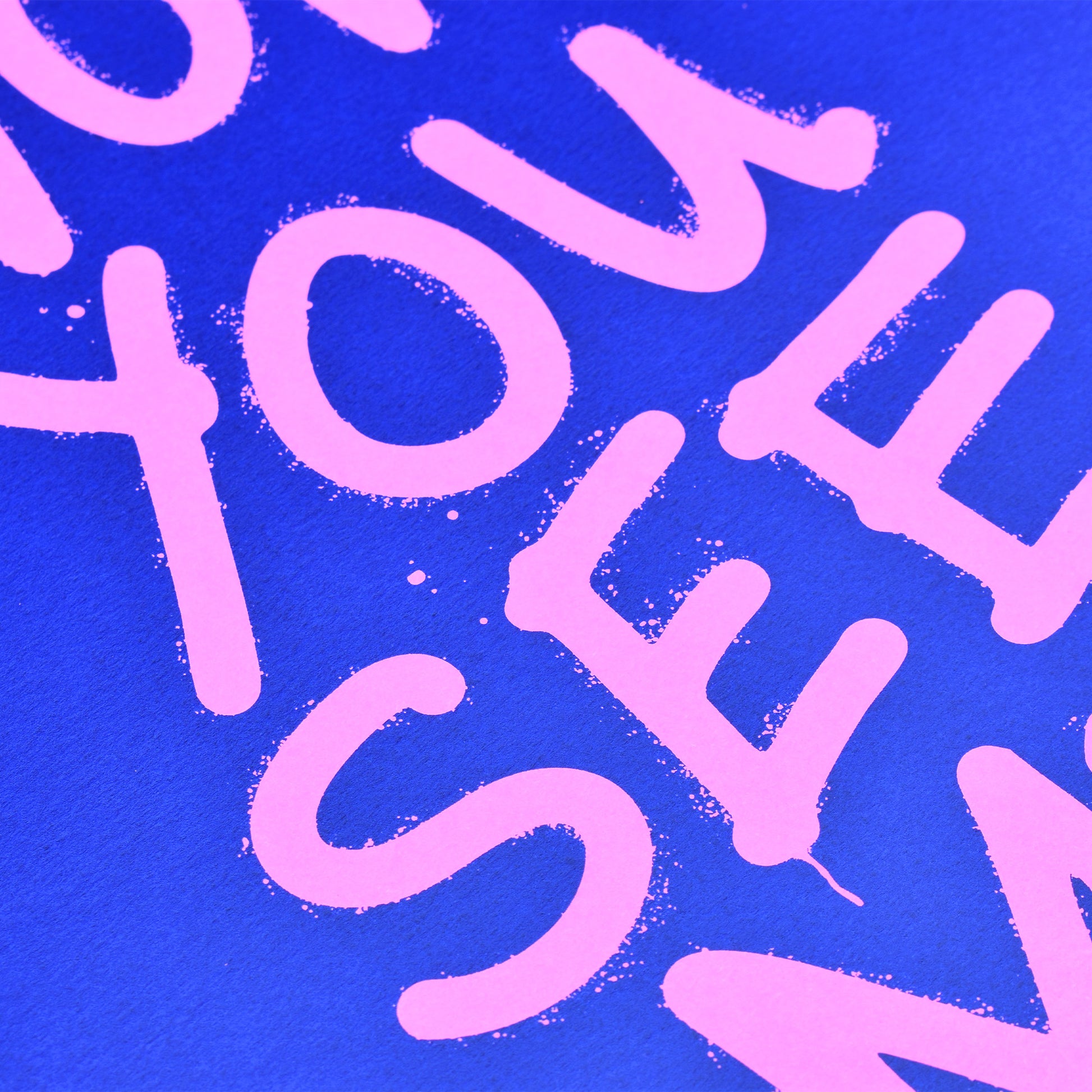 NOW YOU SEE ME – Fluoro A3 Screenprint image 4