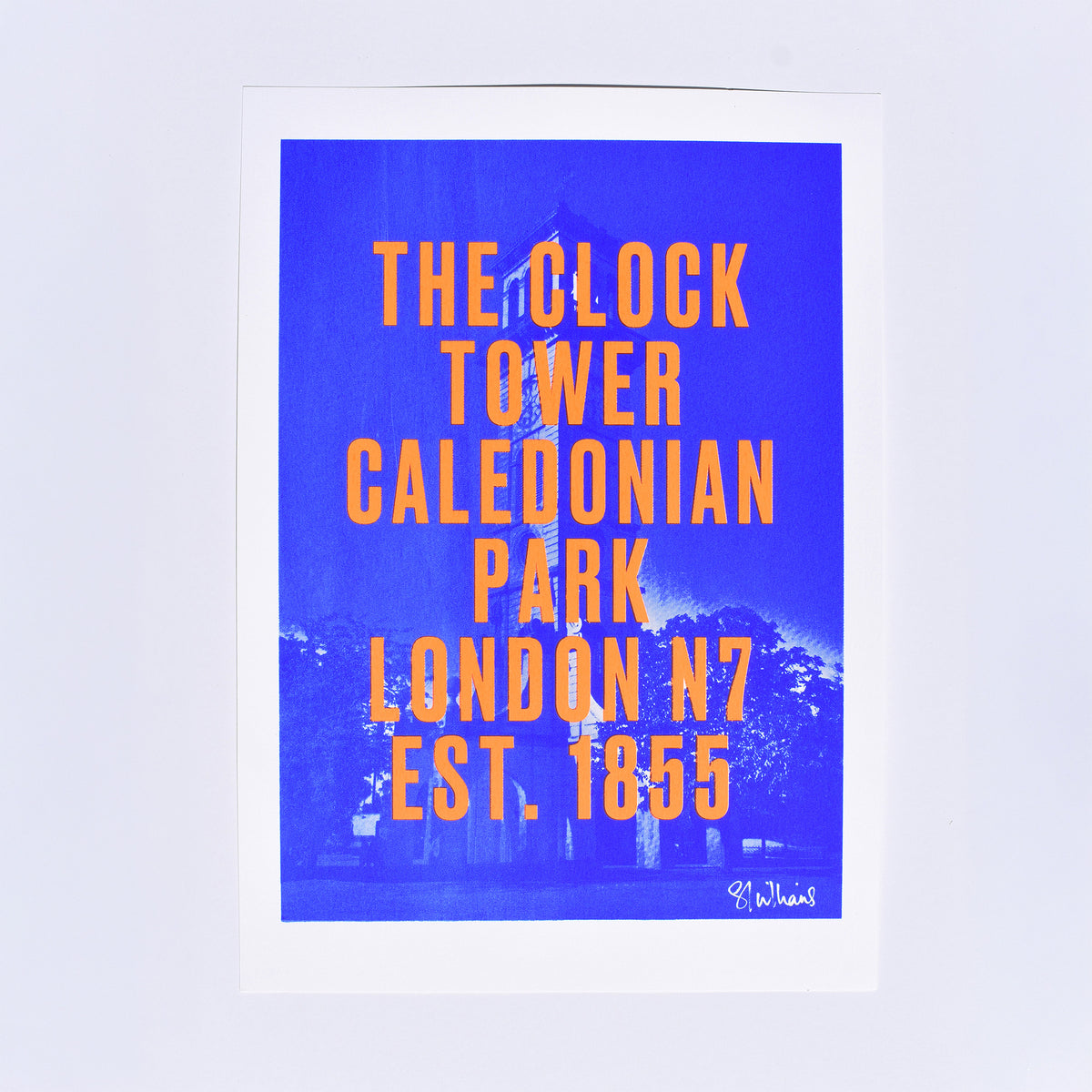 Clock Tower Screenprint