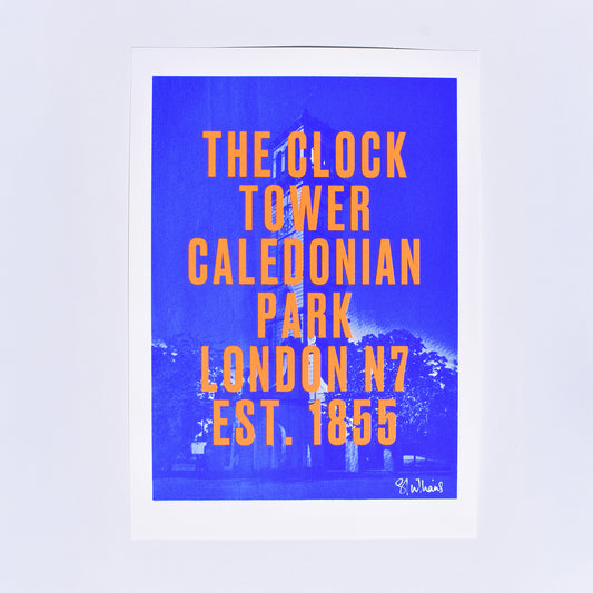 Clock Tower Screenprint