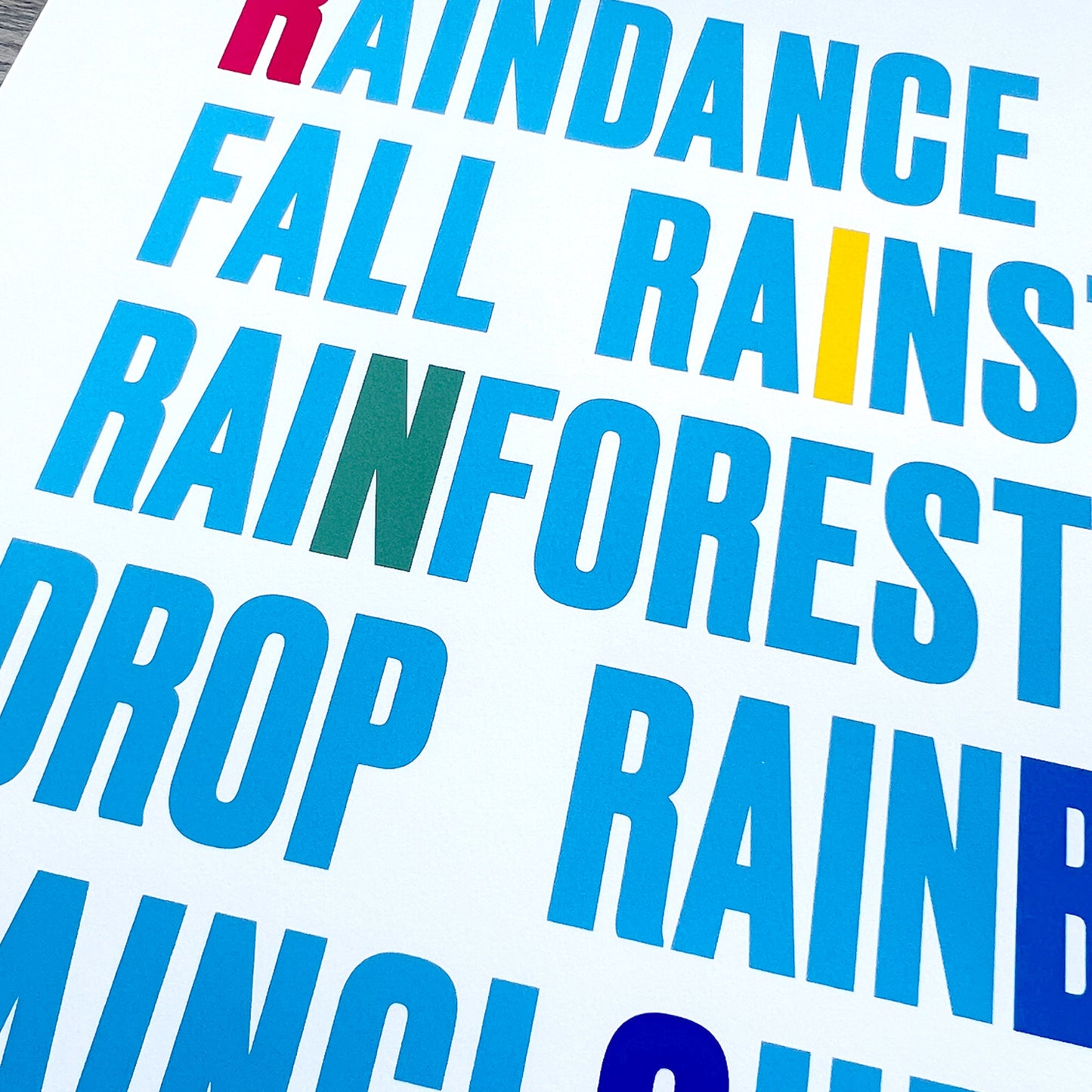RAINBOW – Multi-colour A2 Limited Edition Screenprint
