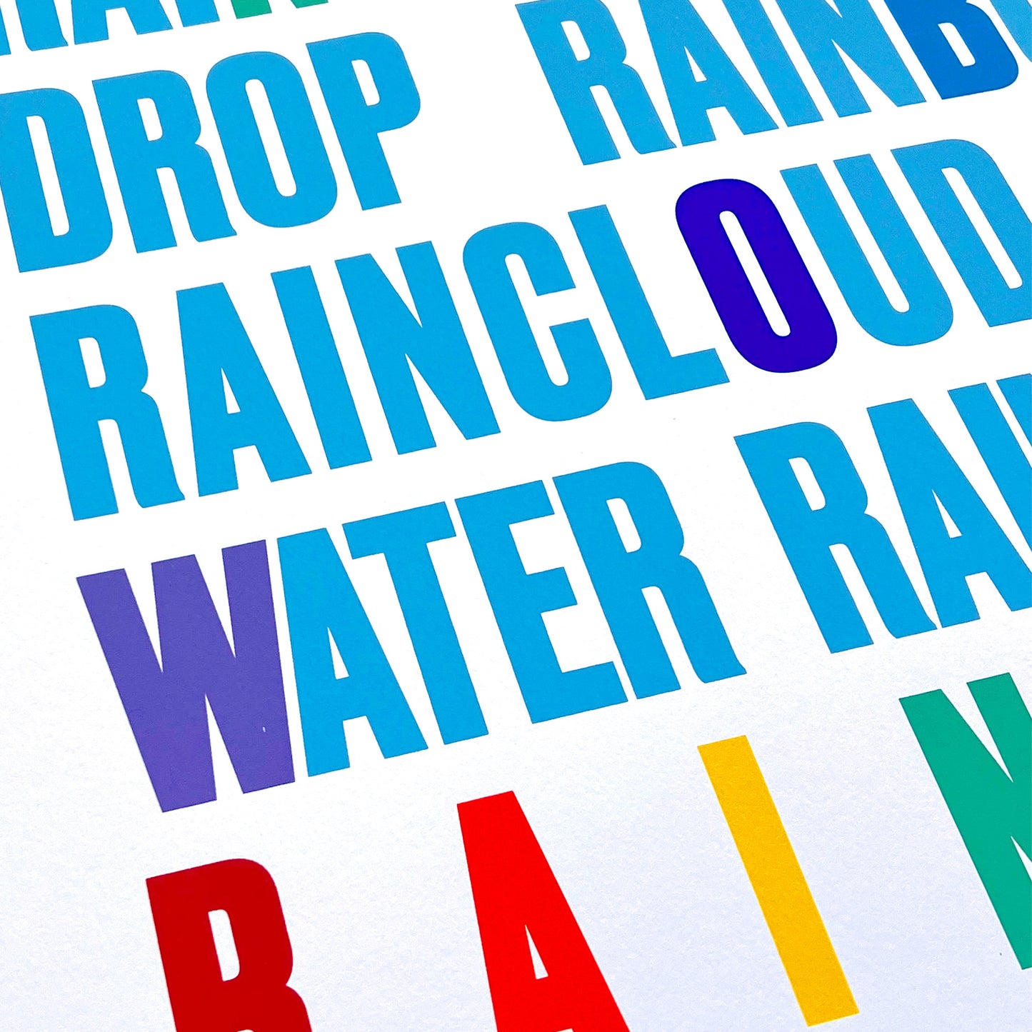 RAINBOW – Multi-colour A2 Limited Edition Screenprint