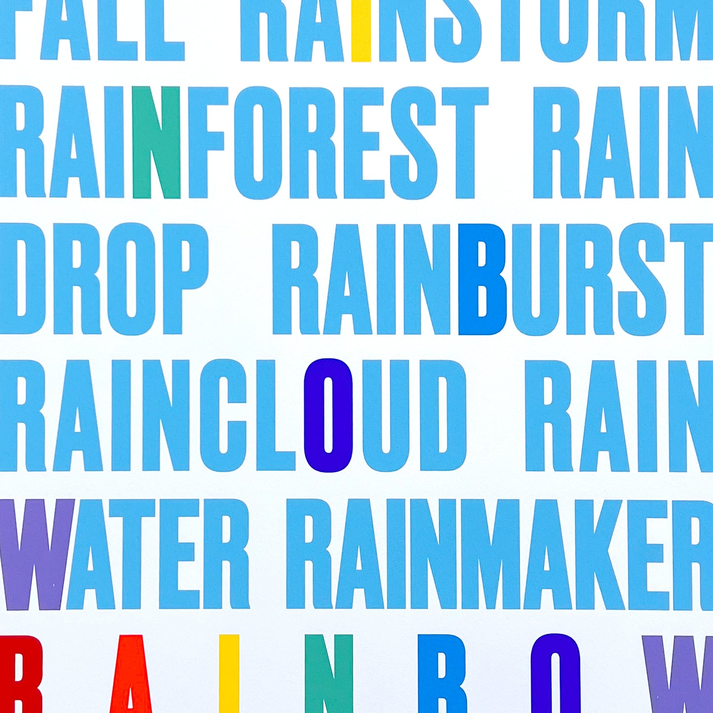 RAINBOW – Multi-colour A2 Limited Edition Screenprint