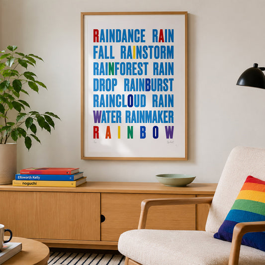 RAINBOW – Multi-colour A2 Limited Edition Screenprint