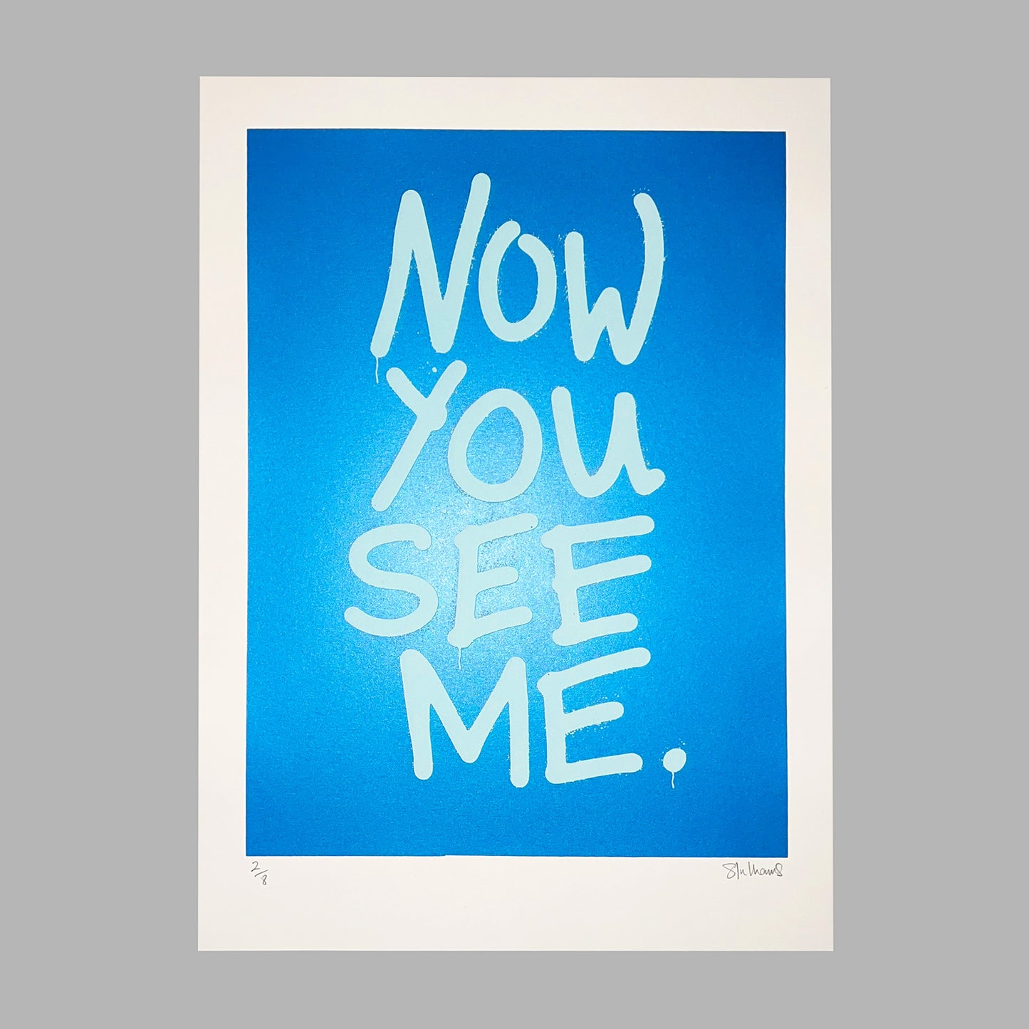 NOW YOU SEE ME – Neon A3 Screenprint image 6