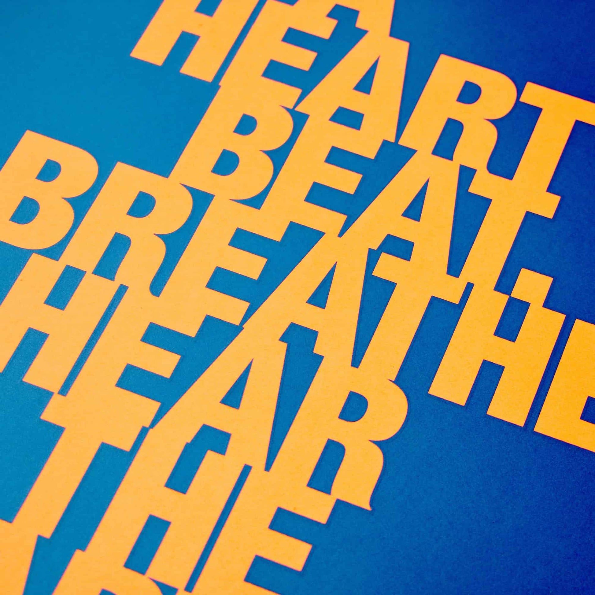 BREATHE – FLUORO A2 Screenprint image 1