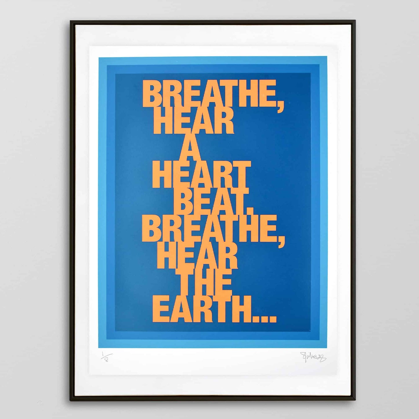 BREATHE – FLUORO A2 Screenprint image 3