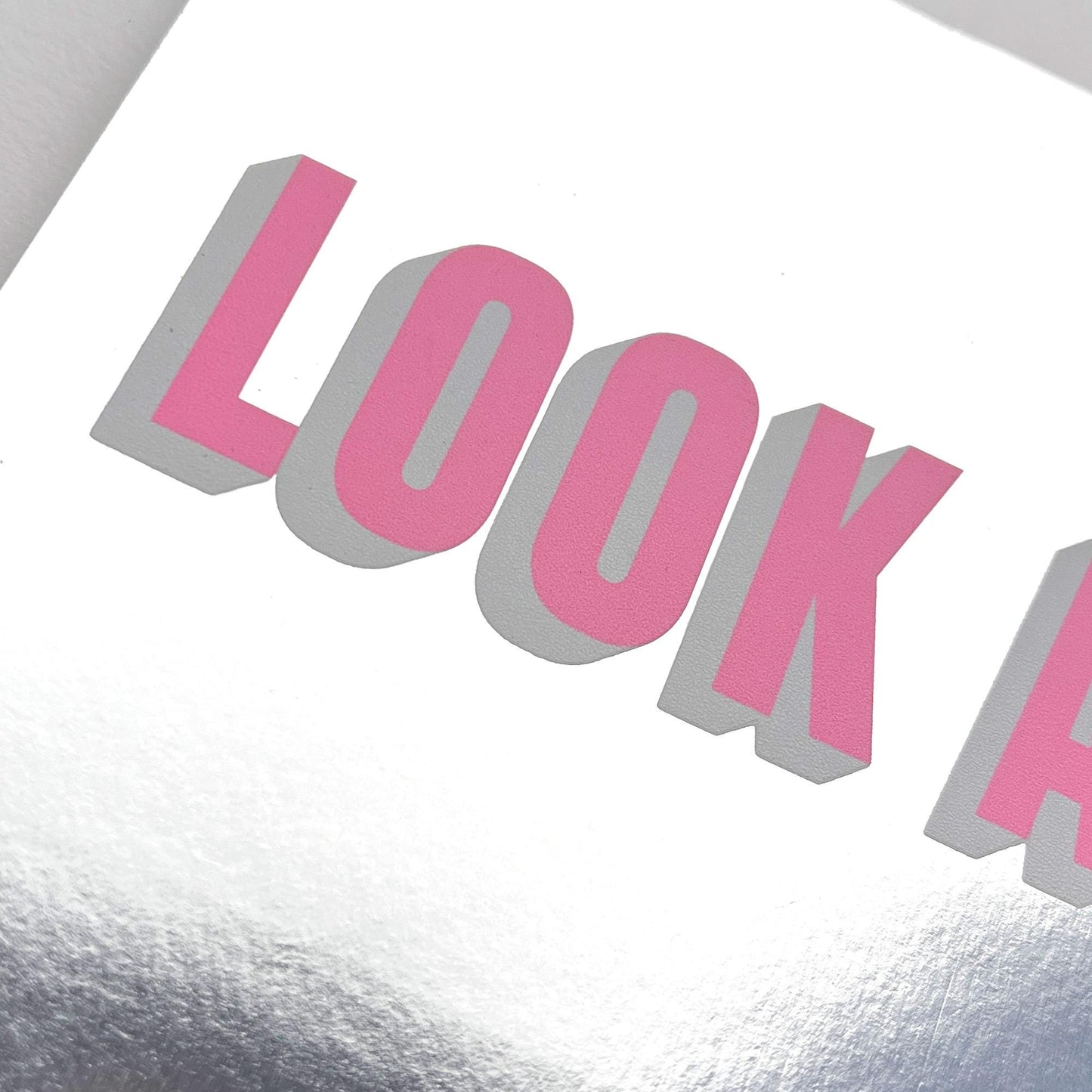 LOOK AT ME – Limited Edition Framed Screenprint on Mirri Board